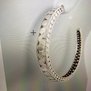John Hardy Sterling Silver Dot Hoop Earrings